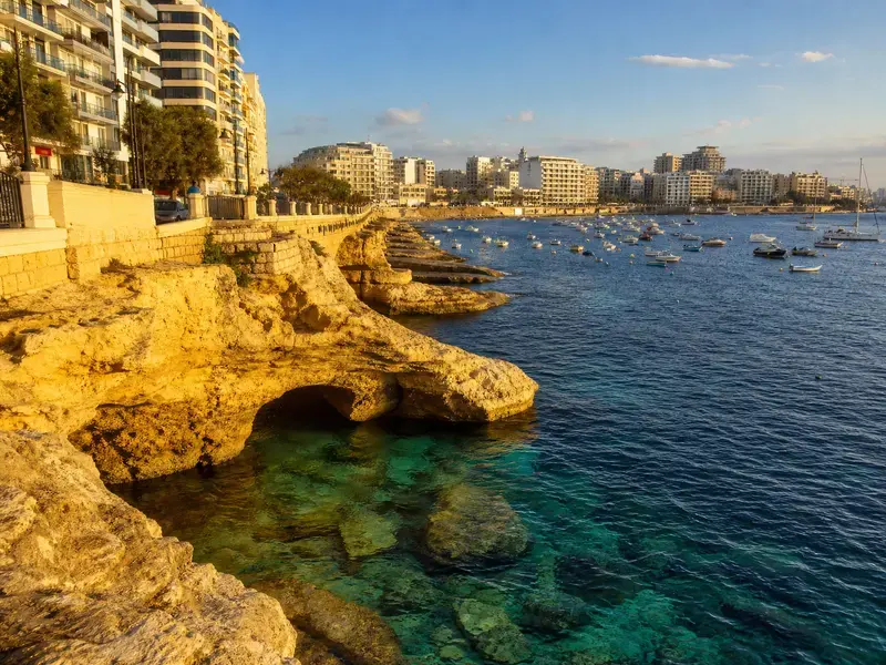 Best beach in Gżira, Sliema & St Julian's, Malta