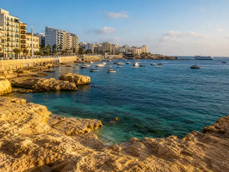 Best beaches near Swieqi for a quick swim, Sliema & St Julian's, Malta