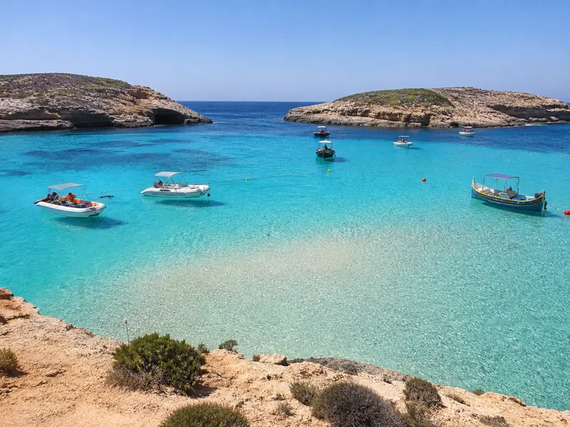 Blue Lagoon, Comino, another view