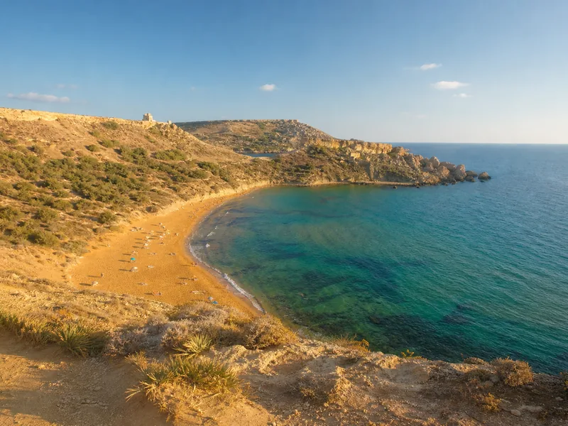 Golden Bay and Għajn Tuffieħa, another view