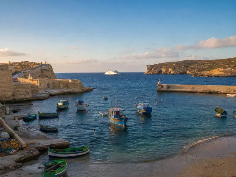 How long does the Gozo ferry take?, Gozo, Malta
