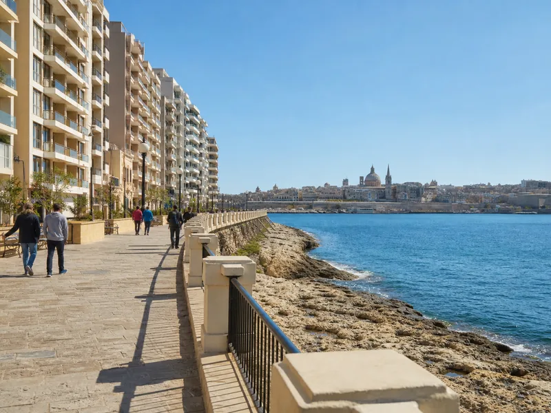 Sliema promenade, Sliema & St Julian's, Malta